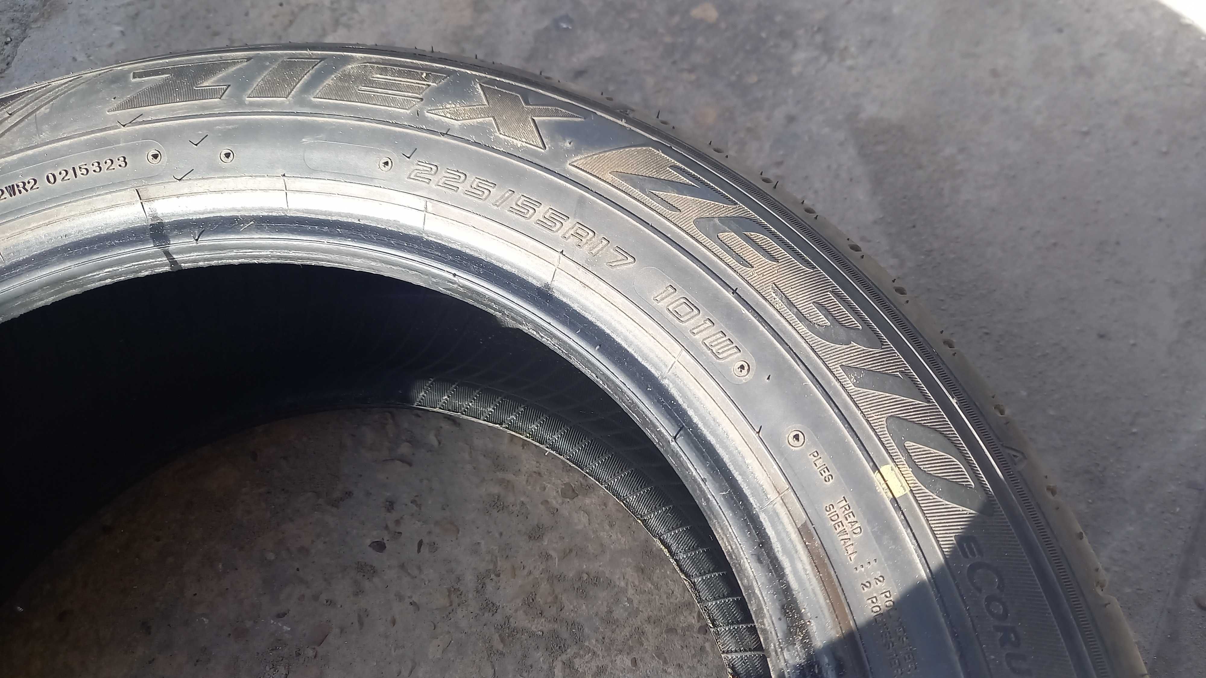 4 opony 225/55/17 5.5-6mm Falken Ziex ZE310 Ecorun  2019 rok