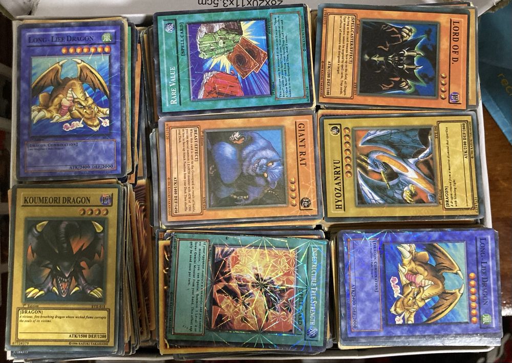 Cartas yu-gi-oh +1000