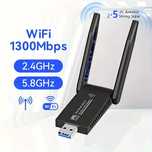 dwuzakresowa karta sieciowa bezprzewodowa 11ac usb 1300mbps wifi x