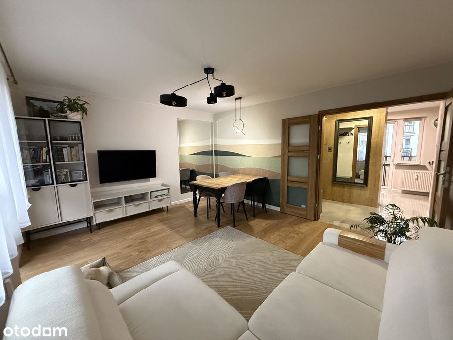 REZERWACJA 3 pokoje z ogrodem i garażem. Parter, wyposażone.