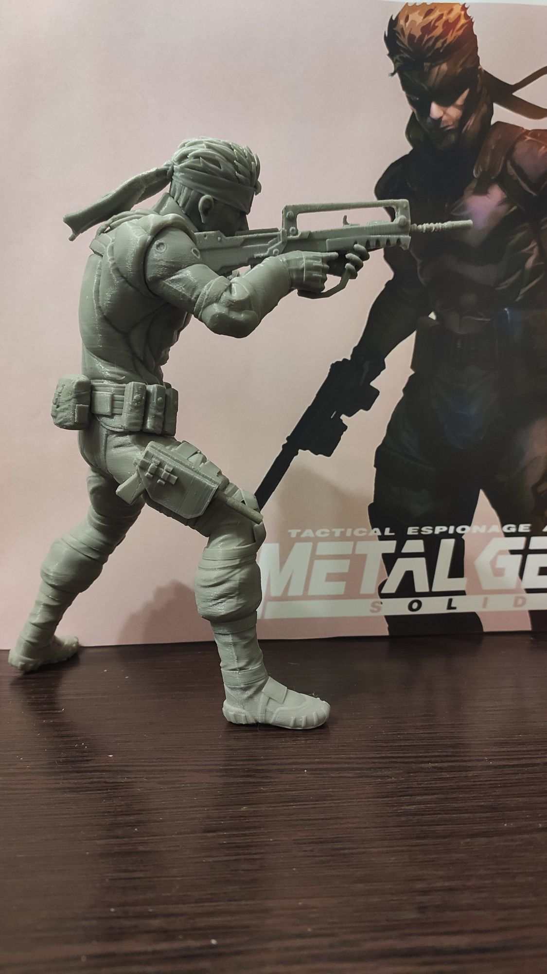 Metal Gear Solid Snake Солид Снэйк 19см