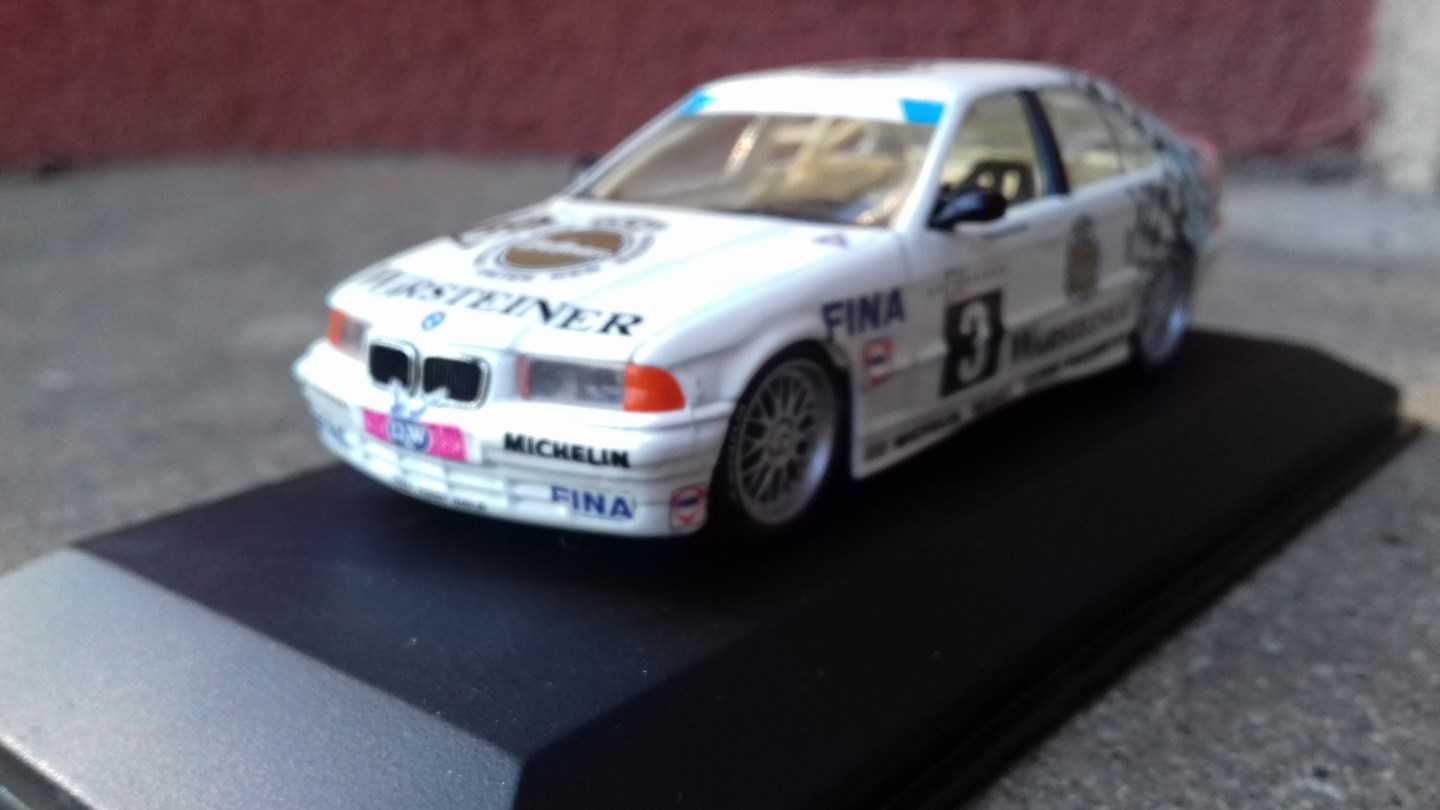 1994 BMW 318i sedan E36 DTM 1:43 Minichamps model samochodu 320