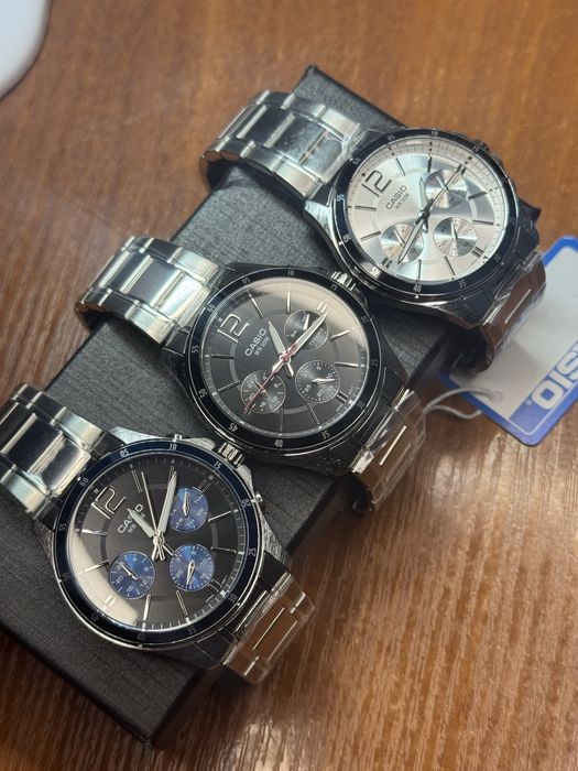 Годинник чоловічий Casio MTP-1374D-1A, 1A2 7AОригінал Гарантія Часы му