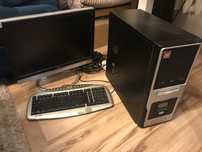 Komputer + glosniki 5.1 + monitor + klawiatura
