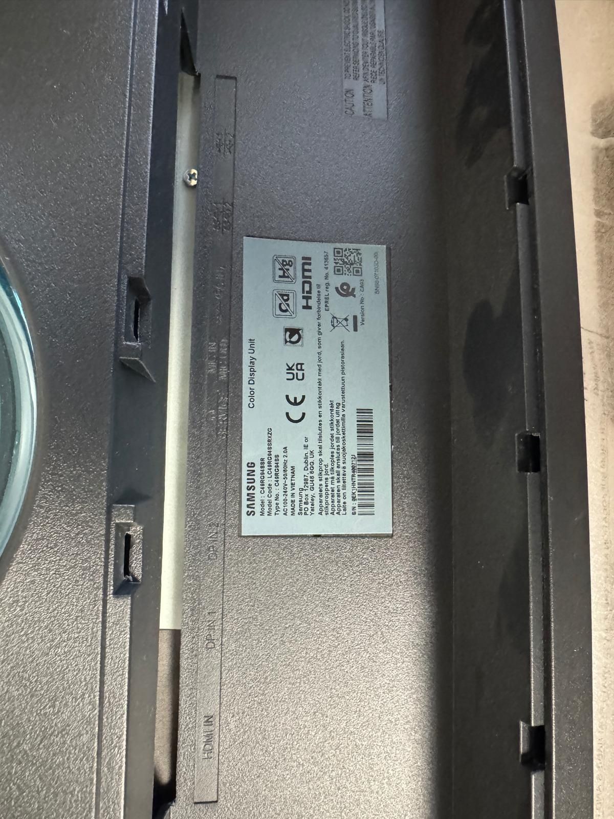 Monitor Samsung g9 odyssey