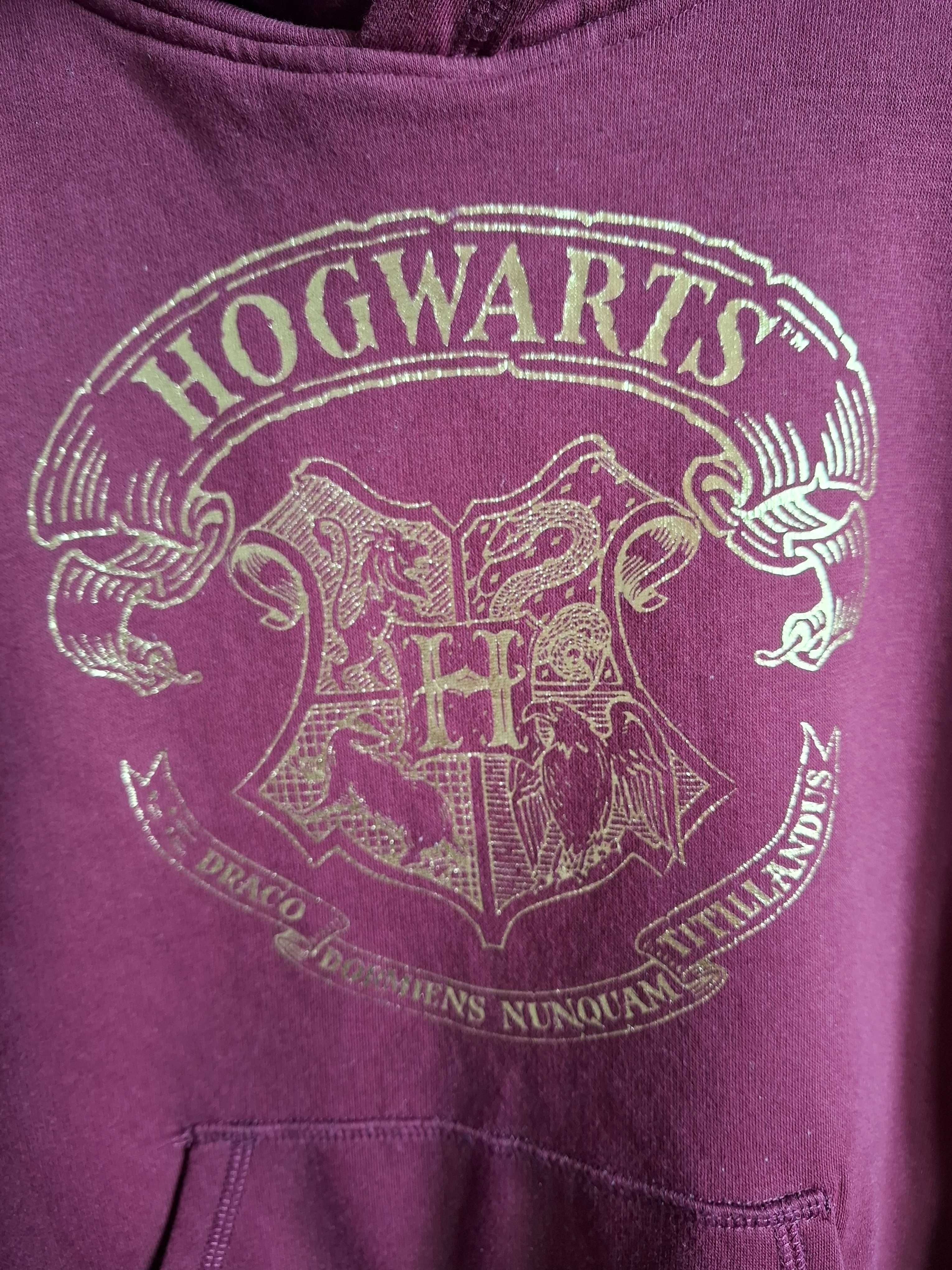 !Jak nowa! Bluza bordowa Hogwart Harry Potter H&M 146/152