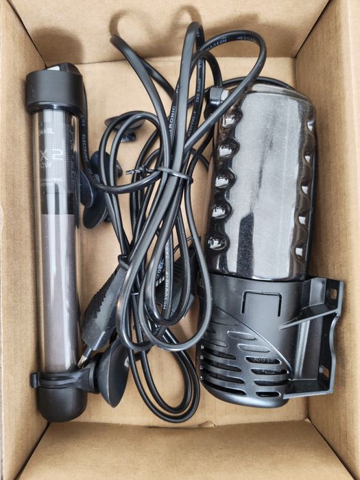 Zestaw Aquael filtr i grzałka