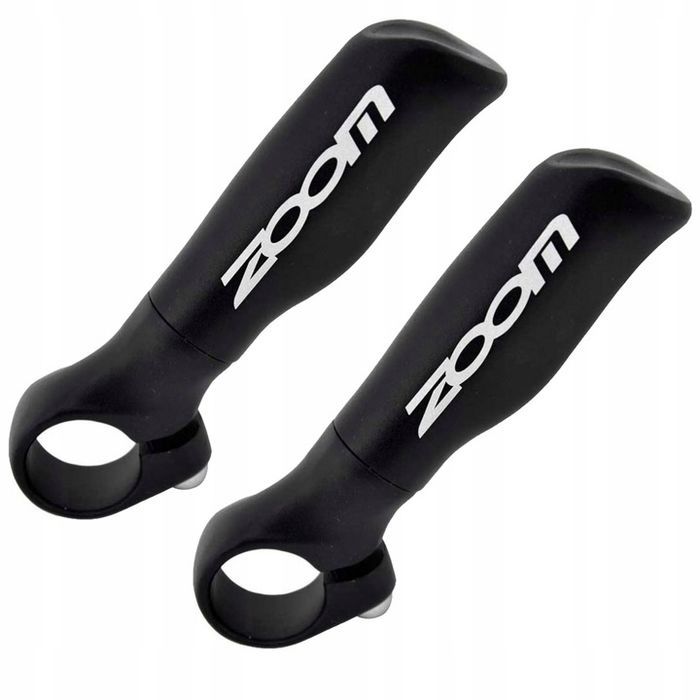 Zoom MT-106A 120mm rogi rowerowe aluminiowe czarny matowy MTB cross
