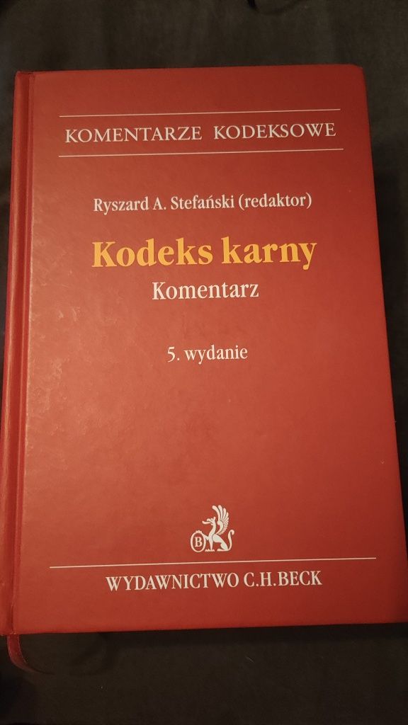 Komentarz Kodeks Karny R. Stefański
