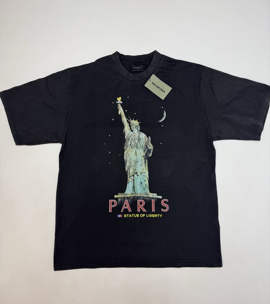 Футболка Balenciaga Paris Statue Of Liberty S M L