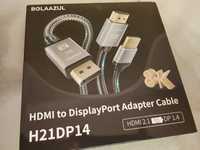 Kabel HDMI to display port  8k