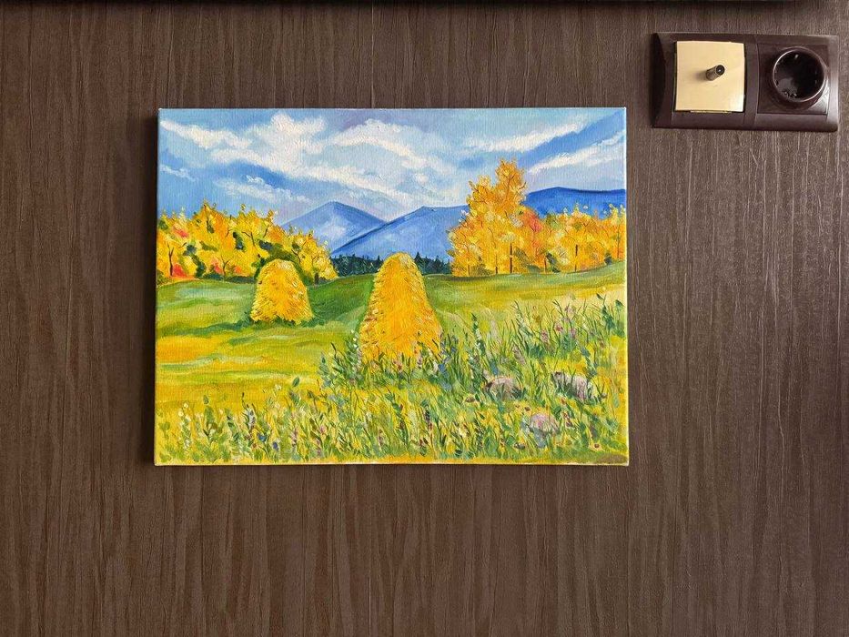 Картина, Карпати, подарунок, олія, 30*40