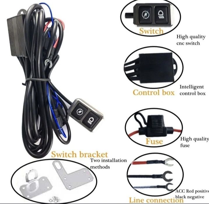 Дополнительные LED фары для мотоциклов, квадроциклов.
