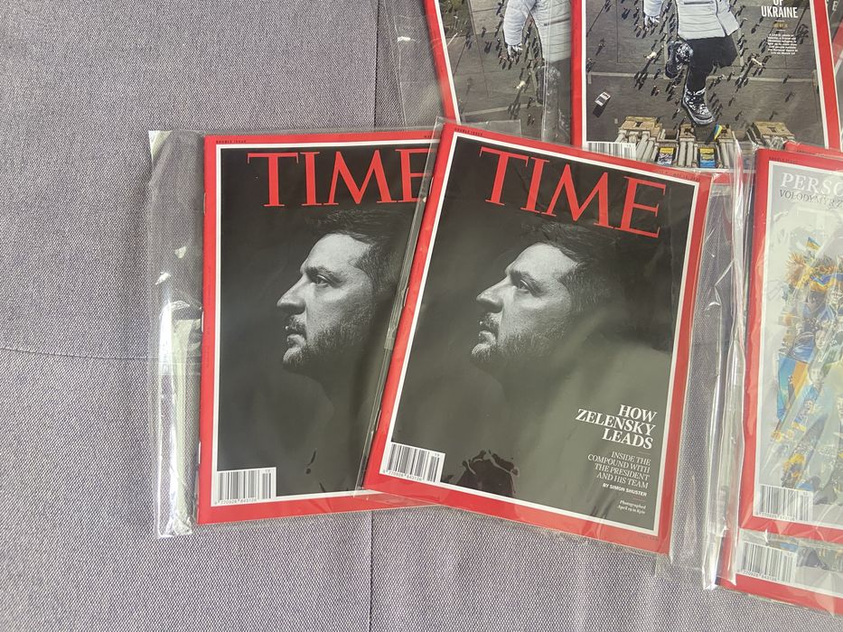Журнал Time Magazine 2022. Володимр Зеленський