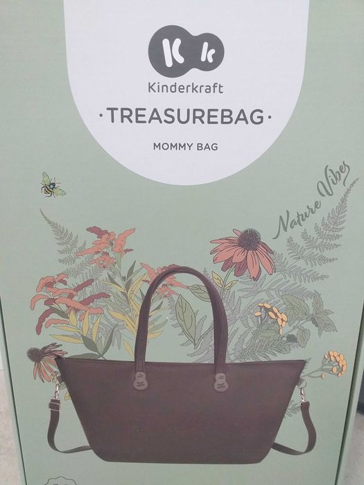 Nowa Duża torba do wózka / dla mamy Dark Grey Kinderkraft + przewijak