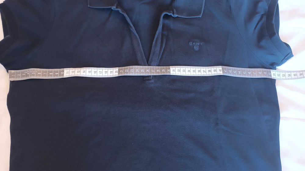 Polo azul escuro da Gant