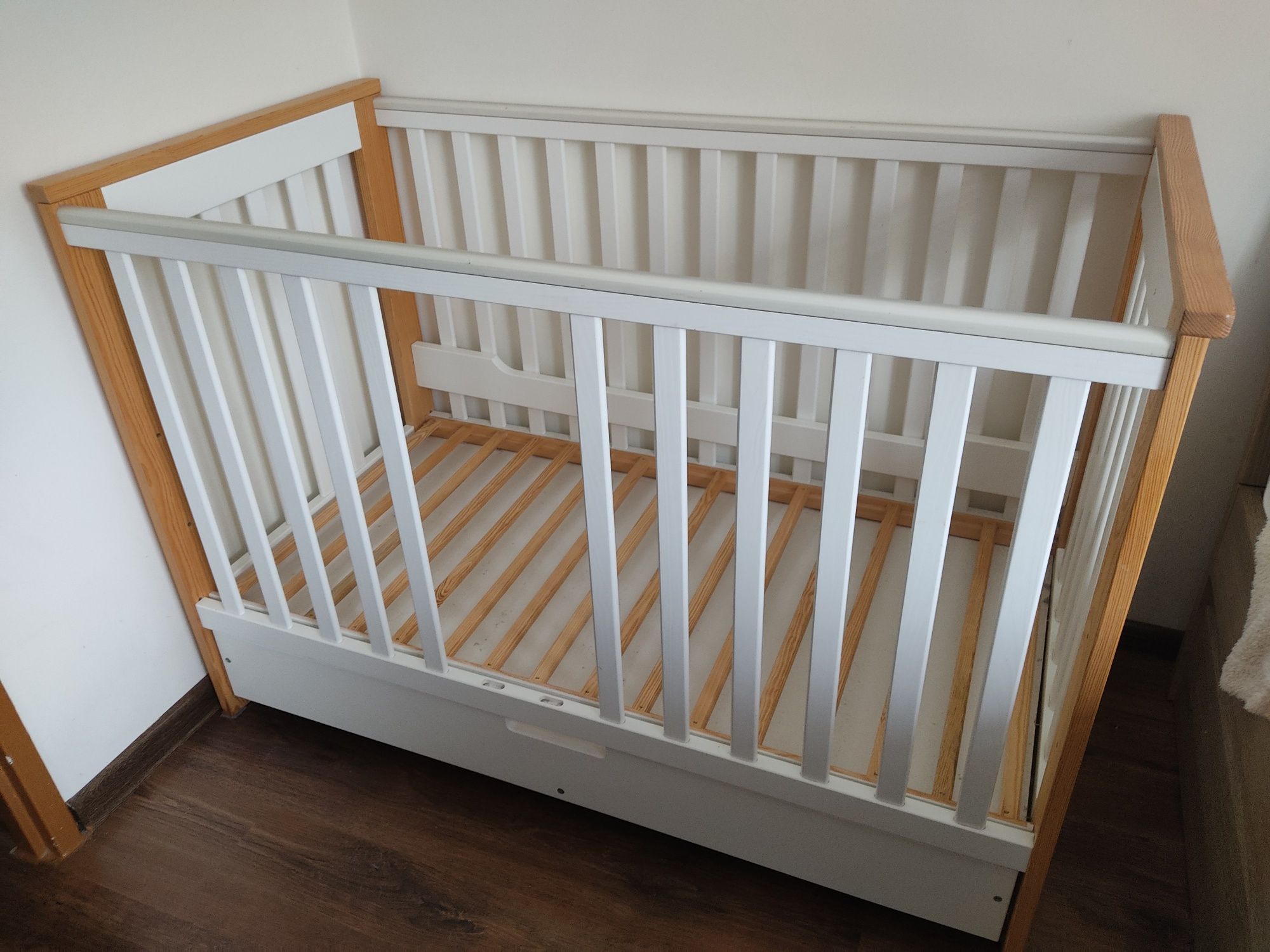 Łóżeczko Klupś Iwo 60x120 drewniane sosnowe