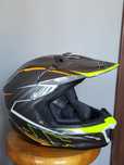 HJC CL XY II Enduro Cross Black Yellow Orange Size 54cm