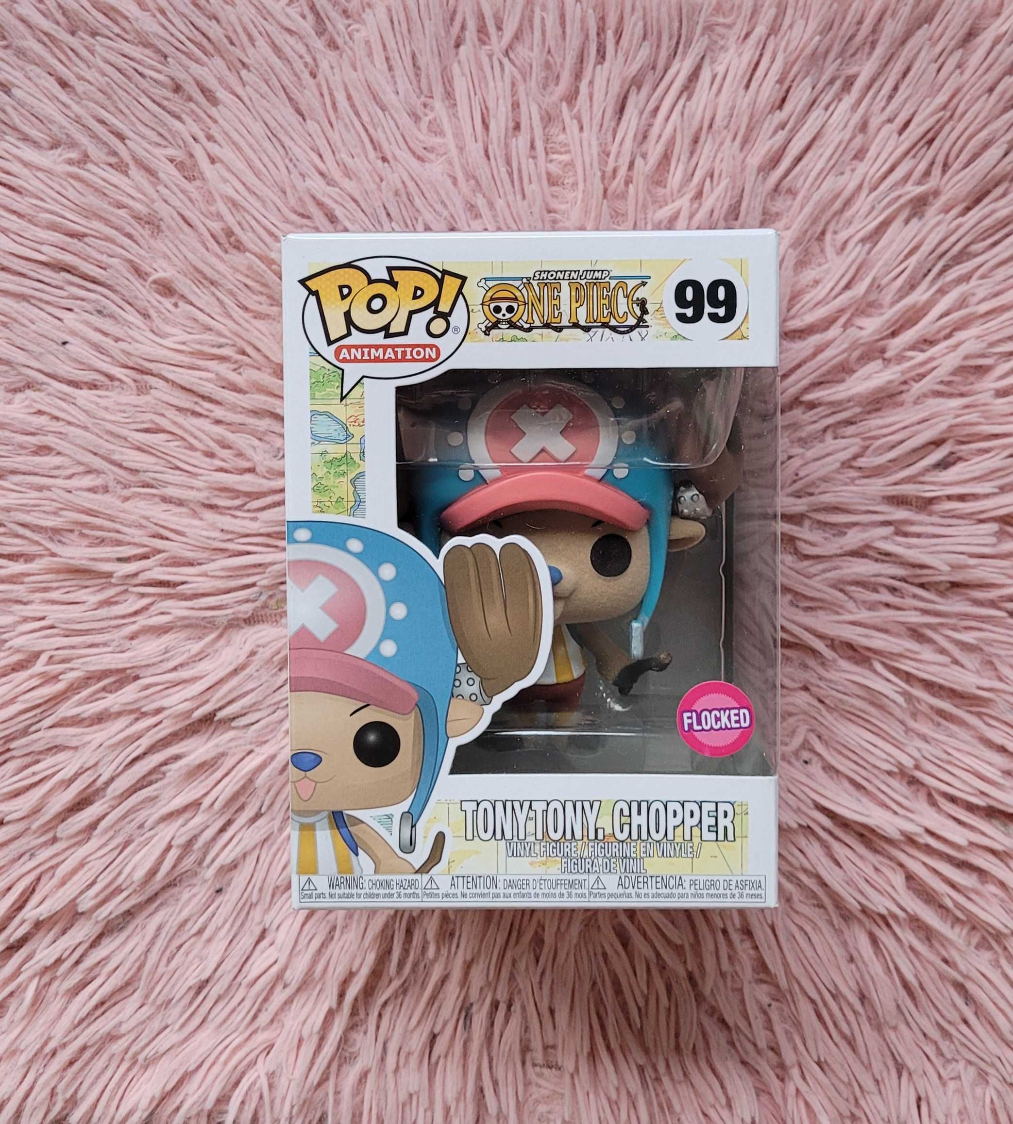 Funko POP! TONY TONY, CHOPPER | Flocked One Piece Limited Edition #99