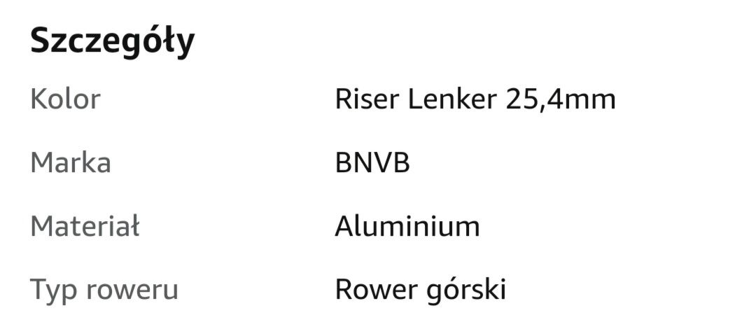 Kierownica rowerowa 580mm