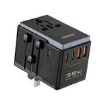 Adapter podróżny Dudao A35Pro 35W EU / UK / AUS / US / JP 3x USB-C 2x