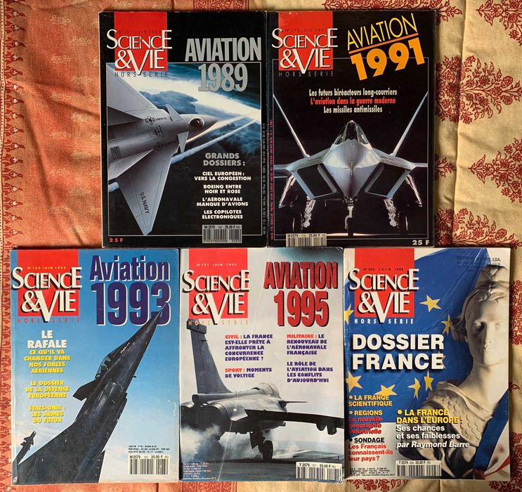 Revistas Science & Vie [números na descrição]