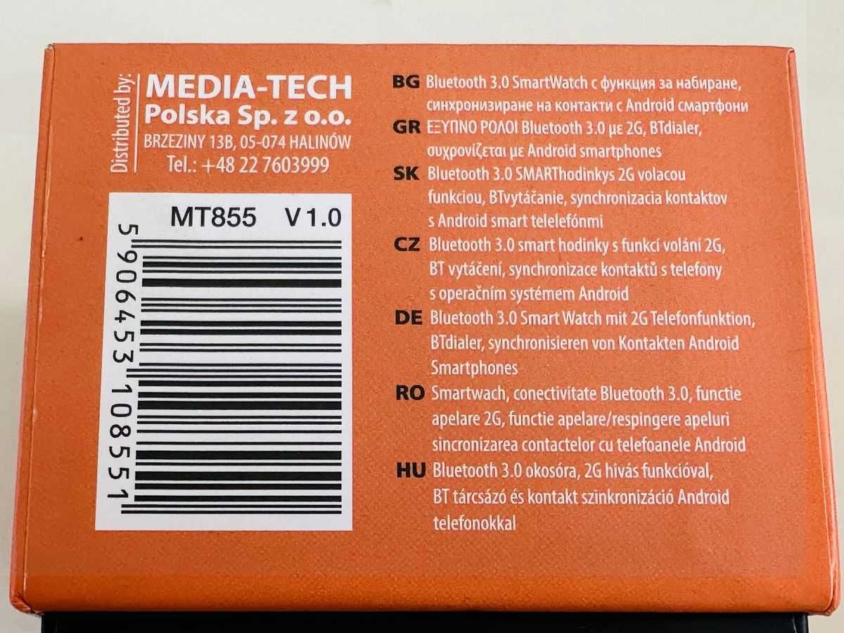 Smartwatch Round Watch GSM MT855