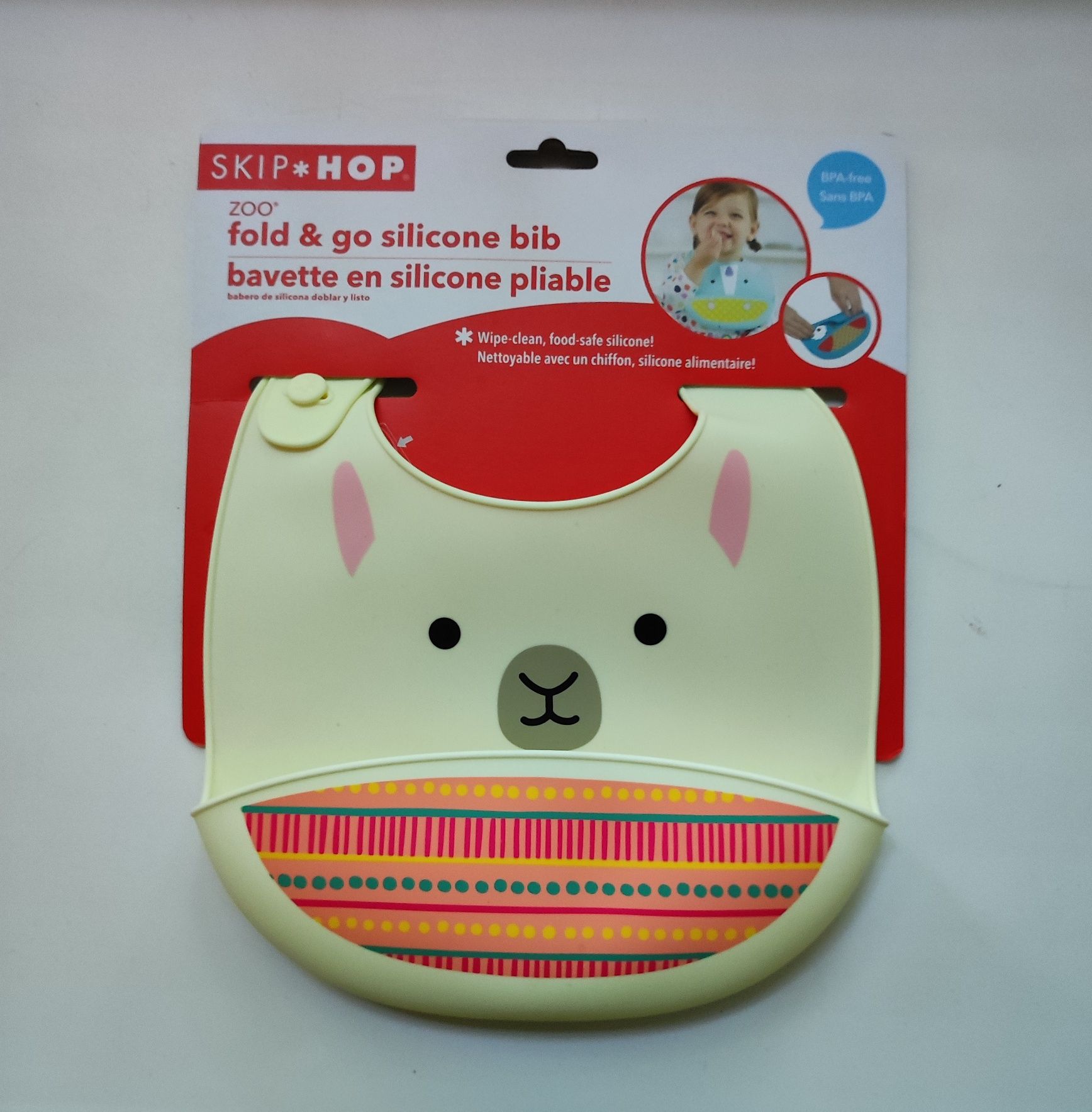 Нагрудник силиконовый Skip Hop Zoo