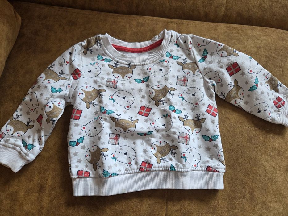 Zestaw ubrań świątecznych dla dziewczynki