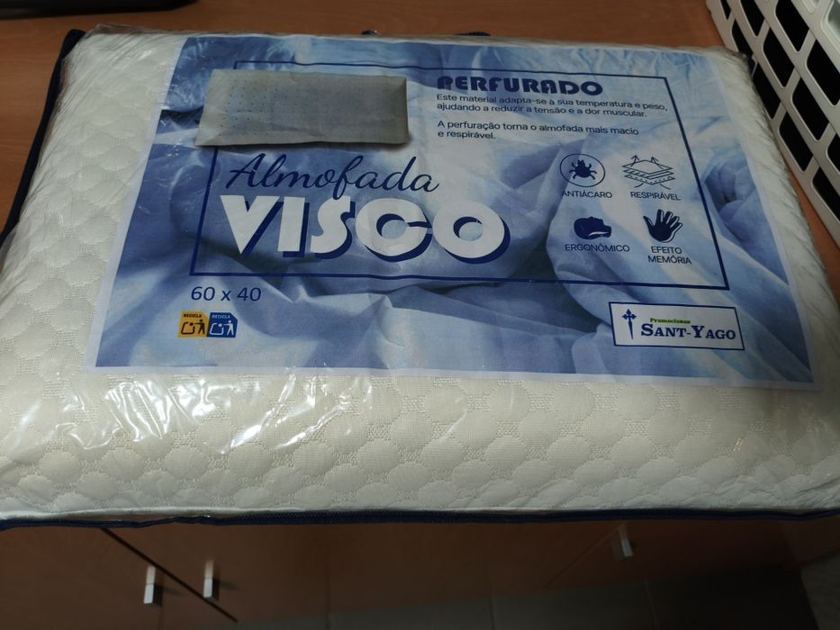 Almofadas Visco 60x40 Perfurado