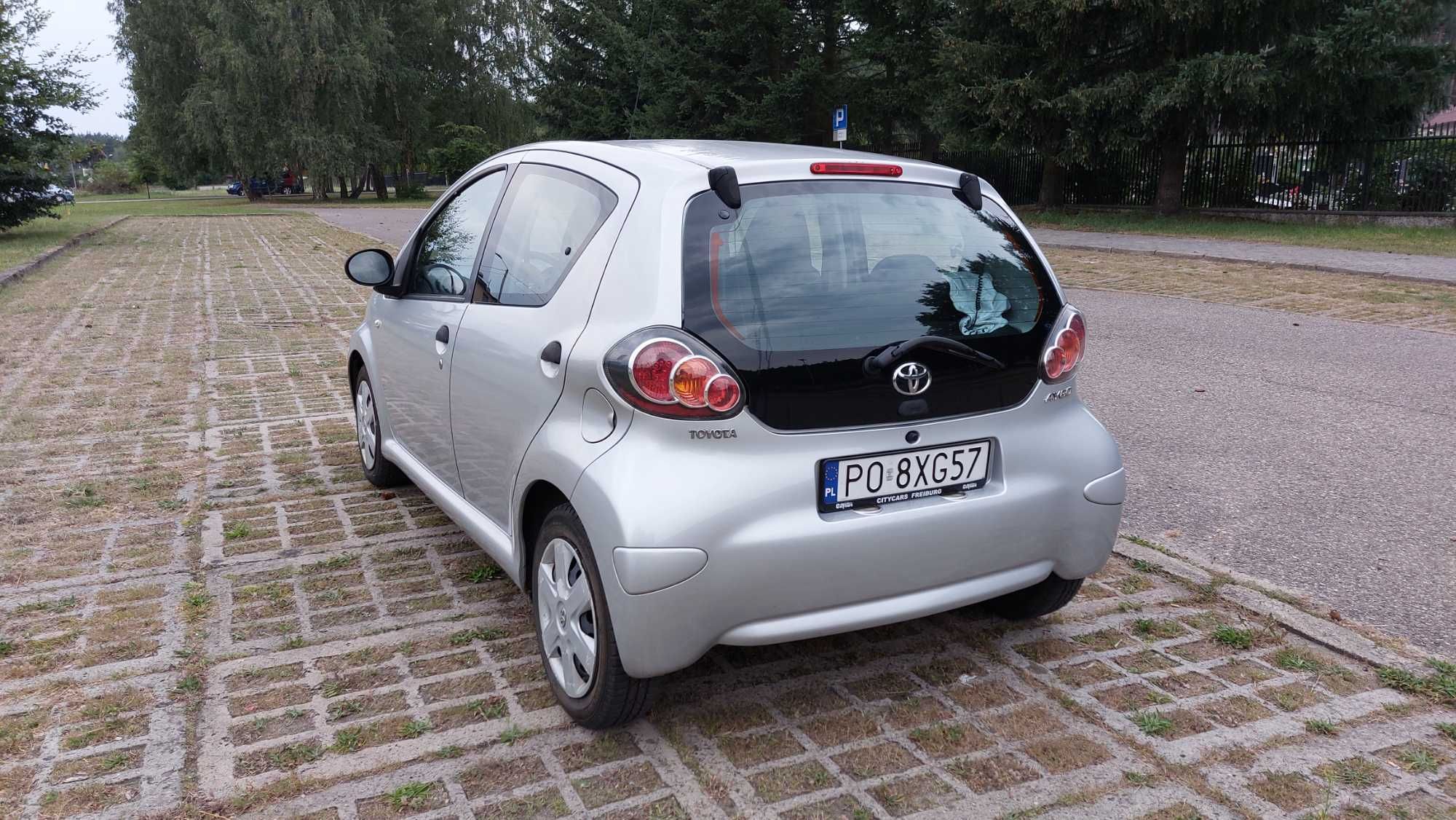 Toyota Aygo 2009 5-drzwiowa, klima, polski salon