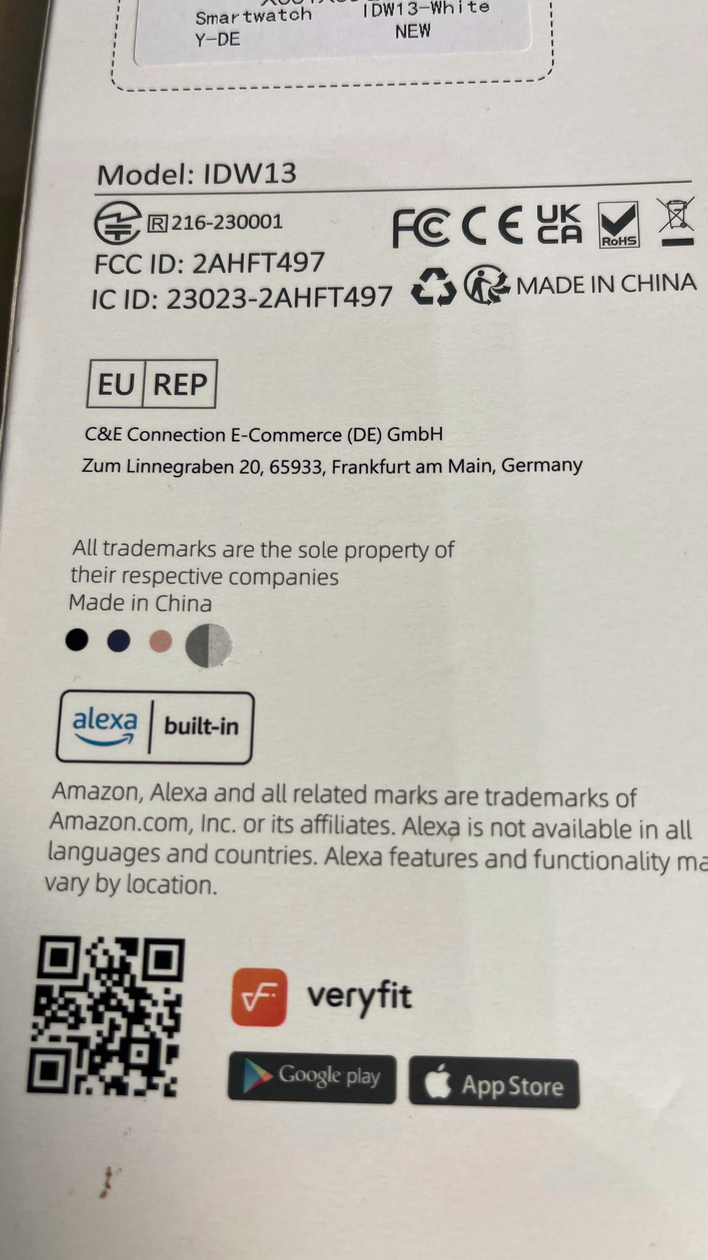 Smartwatch dla mężczyzn czarny, szary z ekranem HD 1,80 IDW13 spp5