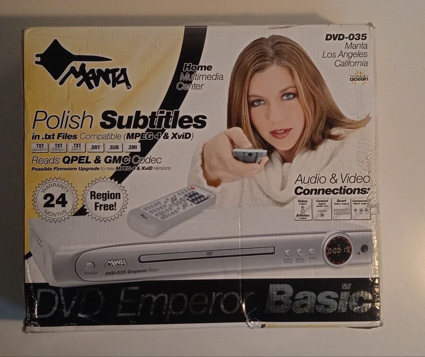 Manta emperor  -  odtwarzacz CD i DVD