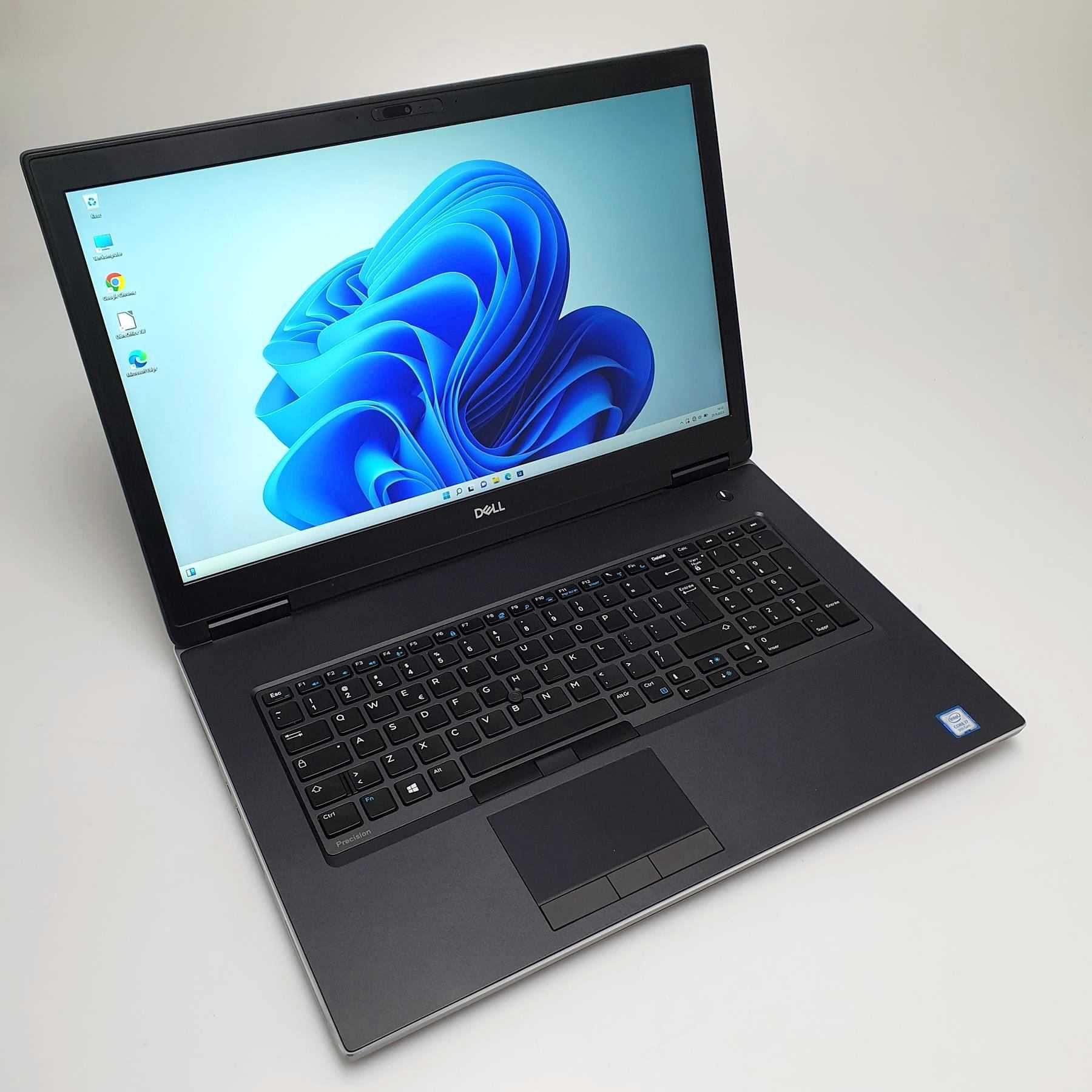 Laptop Dell Precision 7740 / RTX i7 32GB DDR4 512 SSD 17 cali Win 11