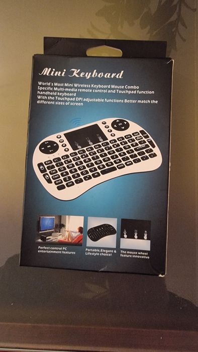 Teclado Mini Wireless Mouse Combo