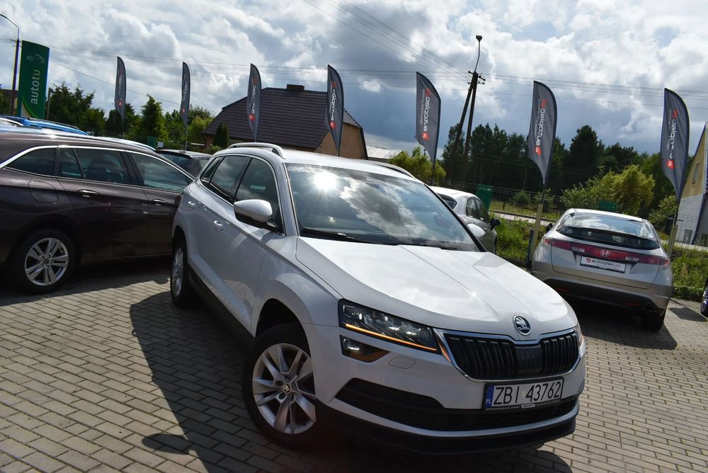 Skoda Karoq 1,5 B AUTOMAT Aktywny Tempomat LED EL.klapa Podg.KIEROWNICA Podg.FOTEL