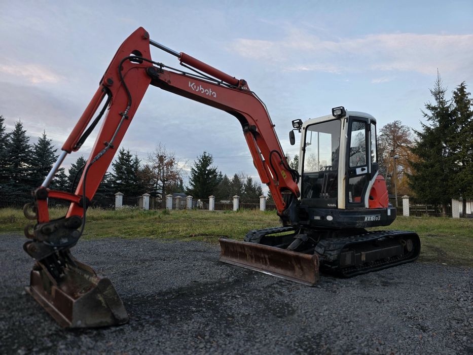 Minikoparka Kubota Kx-161-3 rok 2005 koparka 5 ton łyżka hydrauliczna