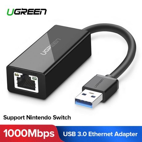 Адаптер Ugreen USB 3.0 Ethernet RJ45 LAN для Mi Box 3/S Гарантия!