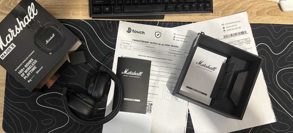 Оригинал наушники Marshall 5