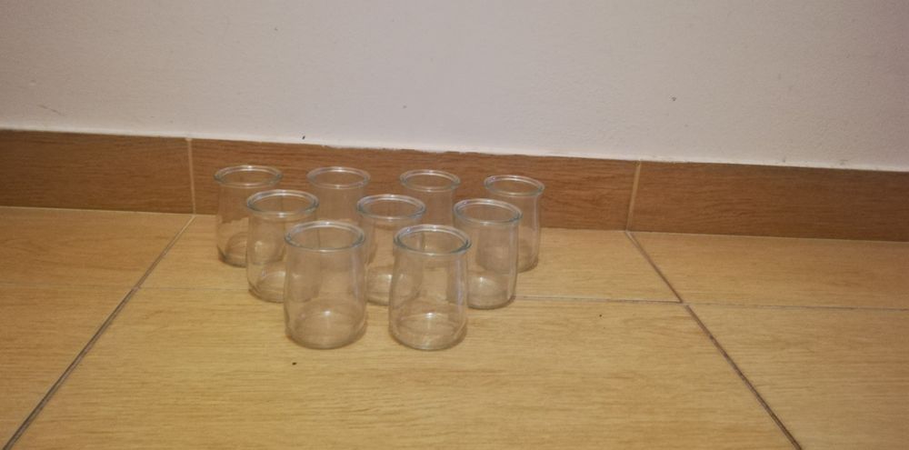 9 Suporte em vidro para velas