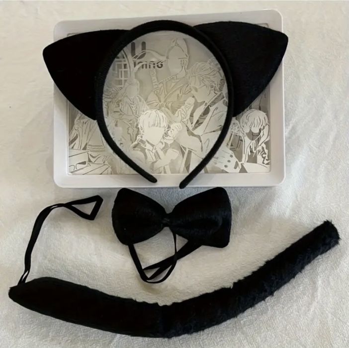 Набір кішечки 3 в 1, вушка котика