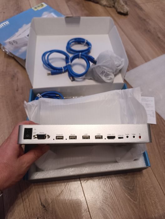 Przełącznik KVM HDMI 4x1 Quad Multi-viewer