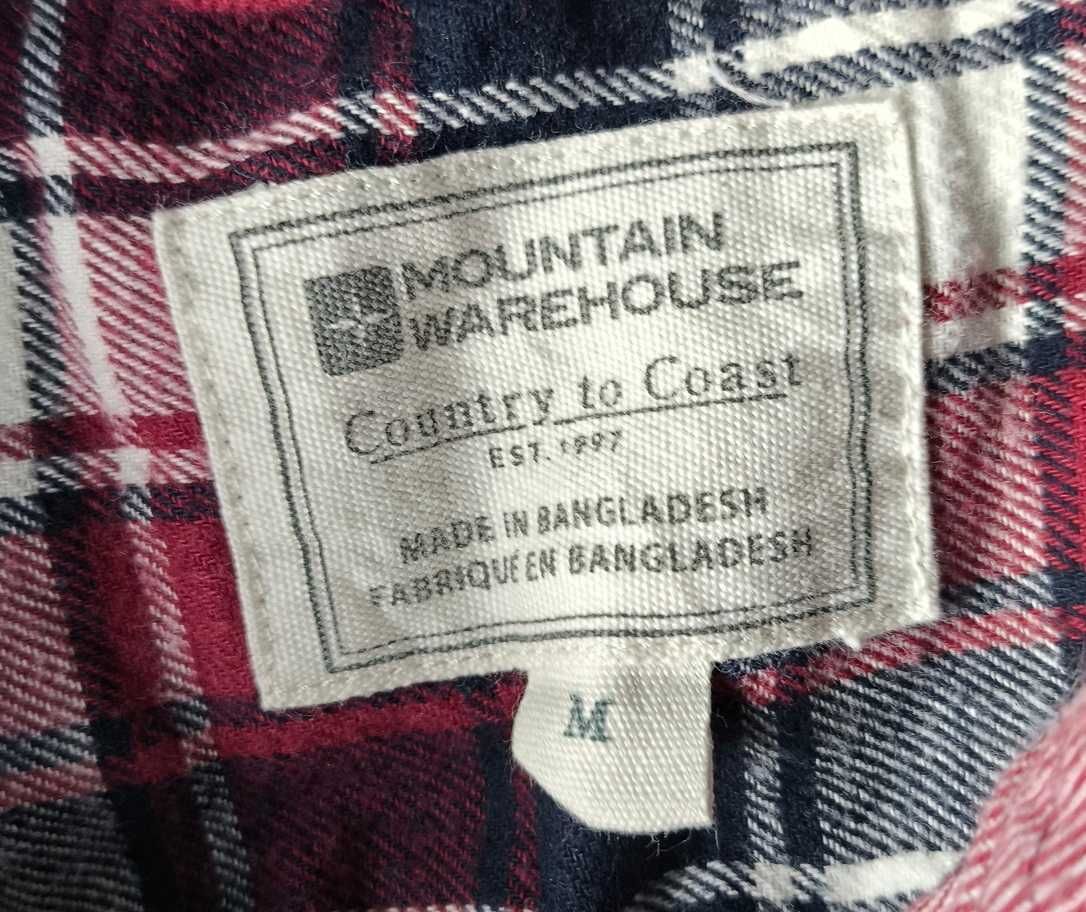 Mountain Warehouse męska koszula w kratę z długim rękawem r.M