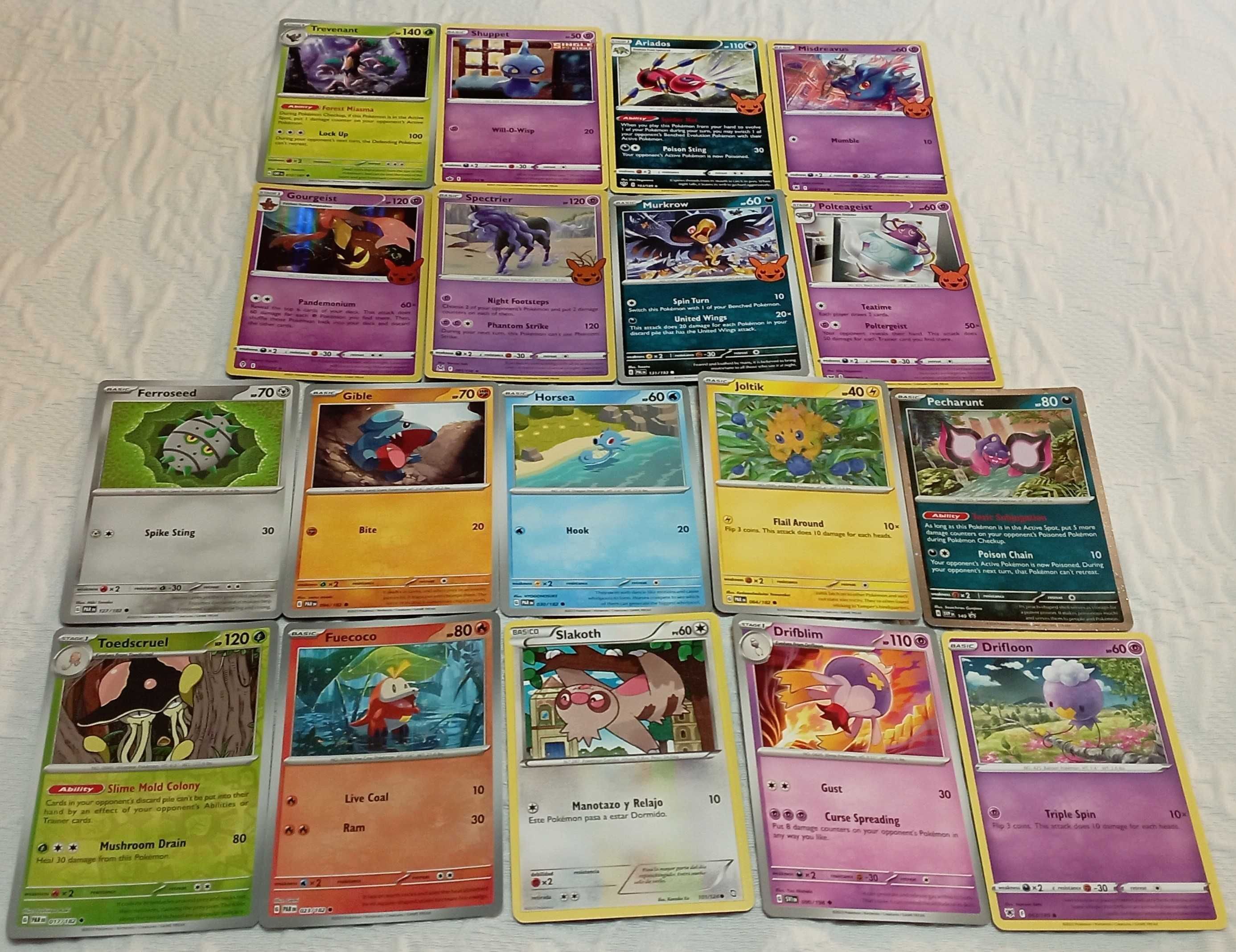 lote cartas pokemon