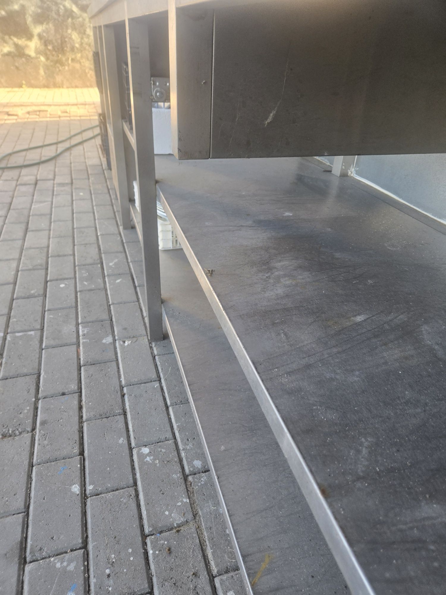 Balcão inox 3 metros