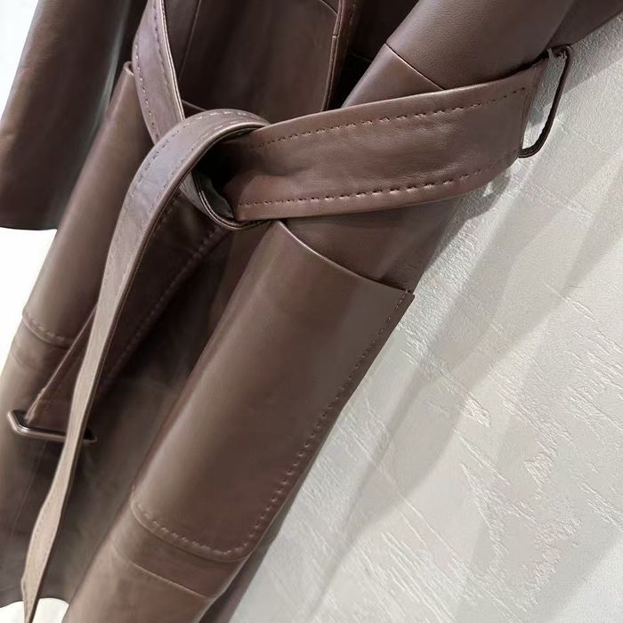 Płaszcz Max Mara skóra jagnięca r36 włoski 40