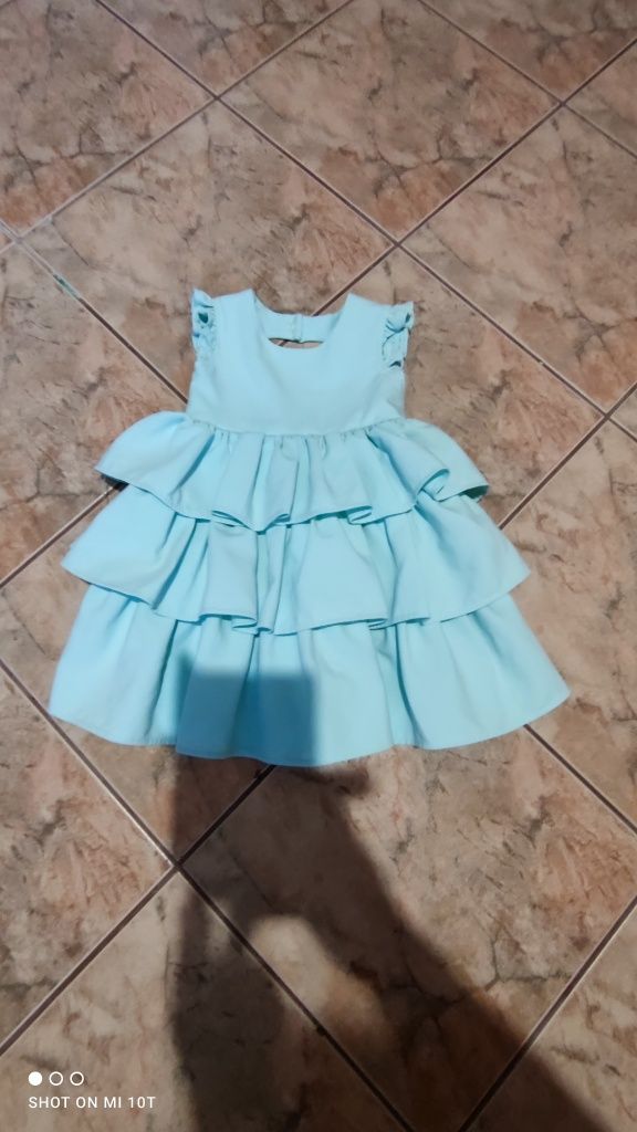 Sukienka 110 wesele chrzest komunia tutu Zara sukieneczka balowa