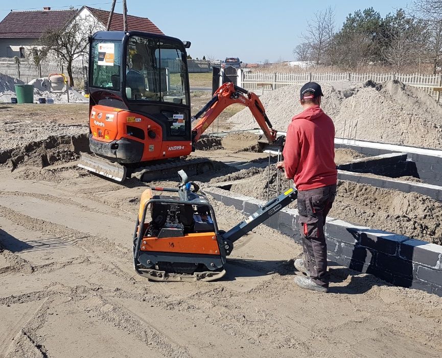 Usługi minikoparką, wypożyczalnia sprzętu budowlanego RentSerwis