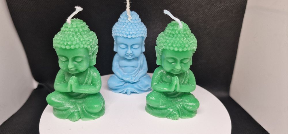 Budas em pó de mármore aromático ou vela