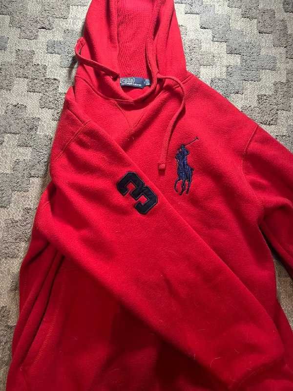 Ralph Lauren red hoodie